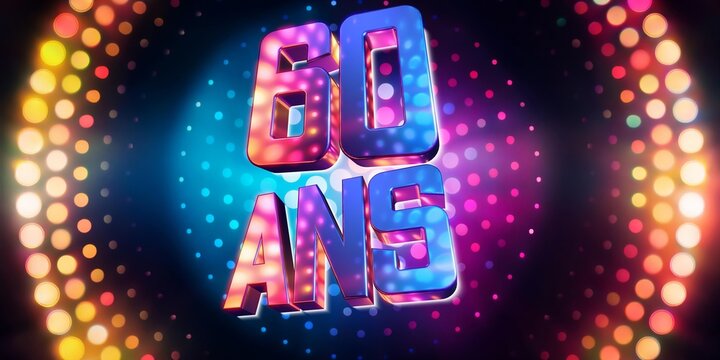 60 ans boule &agrave; facettes