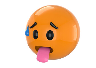 Tired Emoticon - 3D icon