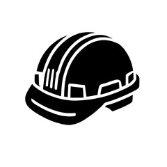 Fototapeta premium Hard Hat Icon: Safety First 
