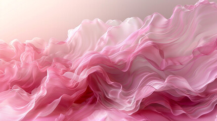 Beautiful waves of soft pink hues gently flowing in harmony