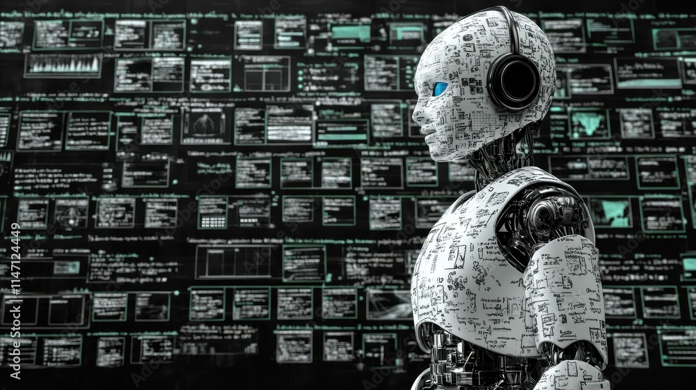 Aufkleber ai-powered education platforms an ai mentor offering advice and support to students navigating acade