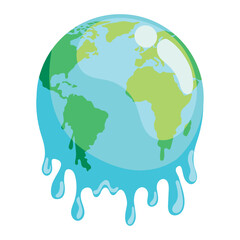global warming melting planet