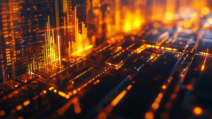 金塊とデータが映し出す金融の躍動感