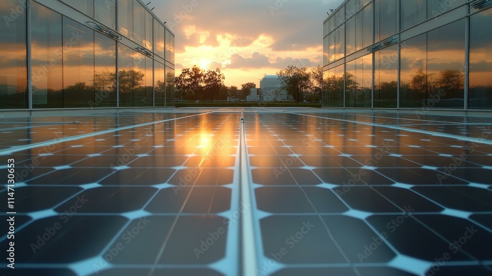 Poster solar panel maintenance testing system output