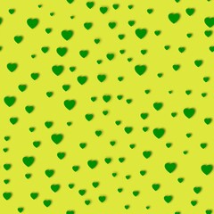 Valentine hearts seamless 14 February love pattern for wrapping paper