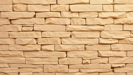 Obraz premium Abstract warm beige rock wall background with a smooth texture and subtle gradient, perfect for adding a natural and earthy element to your designs, backdrop, design, wall