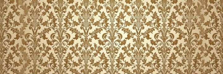 Intricate floral and geometric design in elegant colors, vintage, ornate