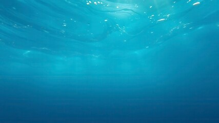 Obraz premium Rippling waves in shades of deep blue, creating a mesmerizing sea texture, flowing, summer, background