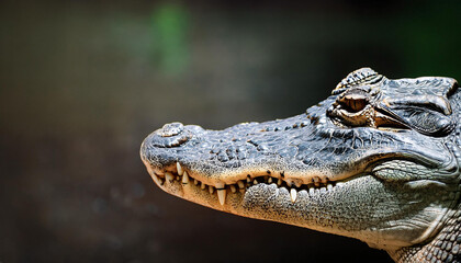 Fototapeta premium Close-Up of a Crocodile