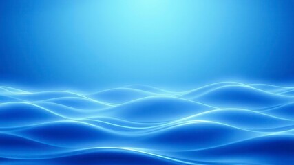Obraz premium Soft and glowing light blue abstract background with subtle waves and gradients, minimalist, waves