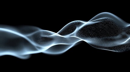 Abstract digital wave design.