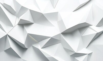 Abstract geometric background with white polygonal shapes.
