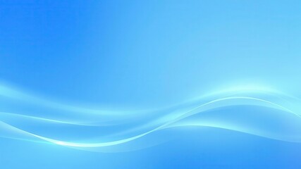 Obraz premium Soft and glowing light blue abstract background with subtle waves and gradients, texture, wallpaper, glowing