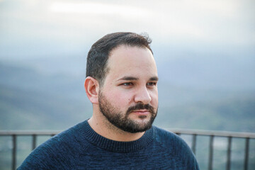 Peaceful Day Out In The Nature For A Man 