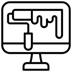 Interface Management Linieal Icon