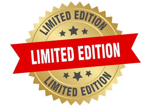 LIMITED EDITION label, sign