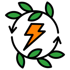 Obraz premium Energy and Natural Resources Icon