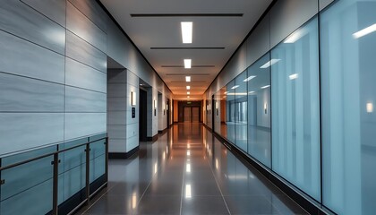 apartment or hotel hallway