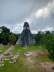 Tikal Temple Frontal View (Tikal, Guatemala)