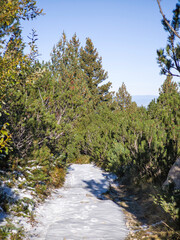 Landscape of Rila Mountain near Mechit peak, Bulgaria