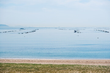 明石の海の風景