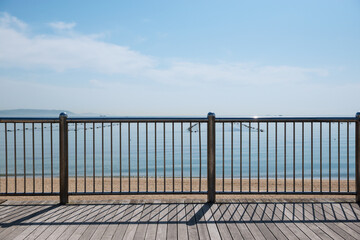 Naklejka premium 明石の海の風景