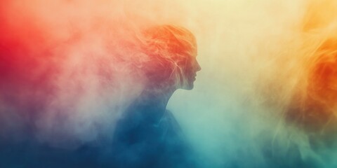 Abstract color gradient, modern blurred background and film grain texture, template with an elegant design concept, minimal style composition, Trendy Gradient grainy texture for your graphic design.