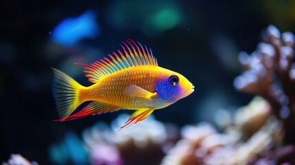 Obraz premium Colorful Fish in the Ocean.