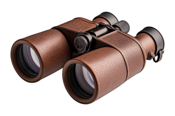 binoculars isolated on white