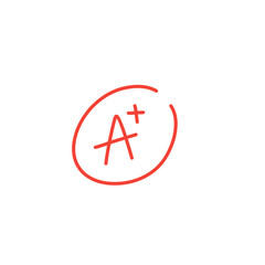 a plus grade icon