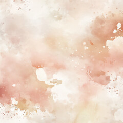 A soft watercolor background with light pink