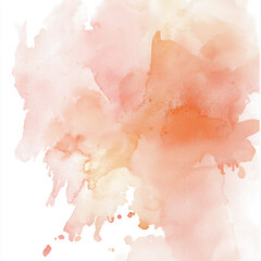 Fototapeta premium Blush Peach Watercolor Wash Tag blush peach m