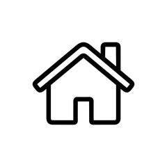 Home icon. Minimal home icon - web homepage symbol - vector website sign.