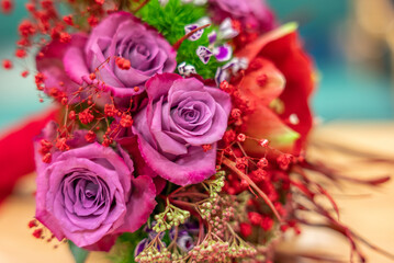 Un magnifique bouquet de fleurs pour un mariage
