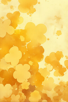 Pale Yellow Glow Tag yellow glow watercolor m
