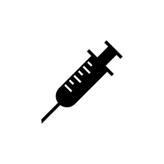 Syringe icon vector design template.