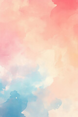 Fototapeta premium Vibrant watercolor background harmonious blen