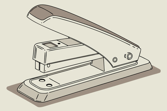 recommend clip art: stapler office equipment object
                    