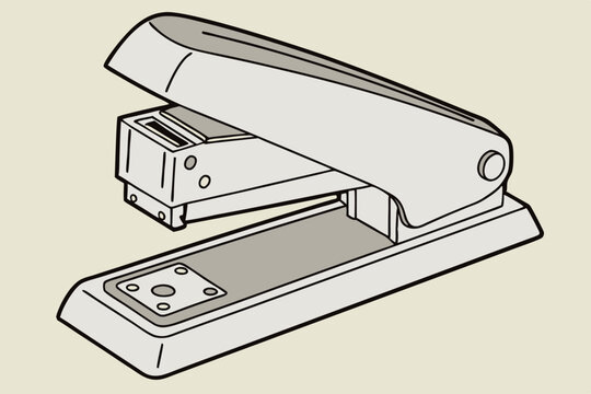 recommend clip art: stapler office equipment object
                    