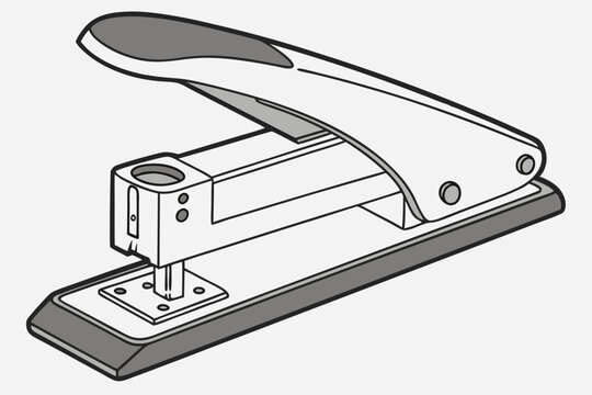 recommend clip art: stapler office equipment object
                    