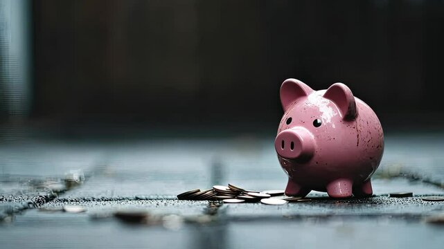 Piggy Bank Savings Coins and Finance Strategies for Better Wealth