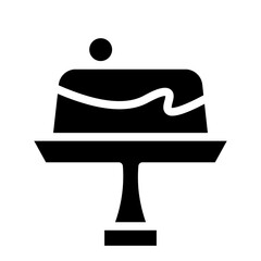 Cupcake Food Muffin Glyph Icon