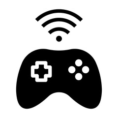 wireless gamepad Solid icon © Darwin Mulya