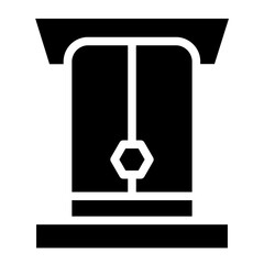 Graduate Speech University Glyph Icon