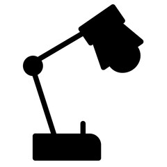 Lamp Study Bulb Glyph Icon