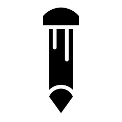 Pencil School Write Glyph Icon