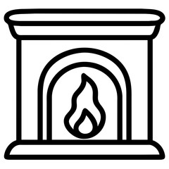 fireplace icon