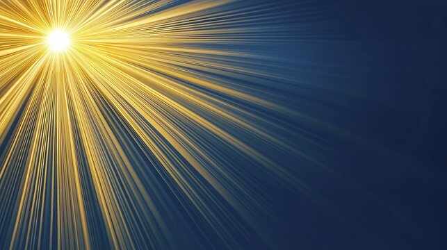 Vibrant Star Burst Illuminating the Night Sky on Canvas Print by Panos