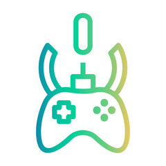 controller Line Gradient Icon