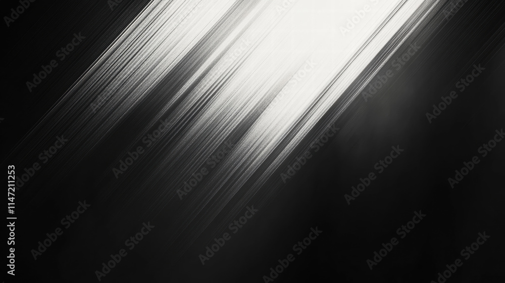 Aufkleber abstract minimalist background with diagonal lines and light effects. black, white, and gray color s